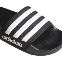 Adidas Adilette Shower Sandals Kids (Black/White) -Sports-Football Apparel adidas adilette shower sandals kids black white 3
