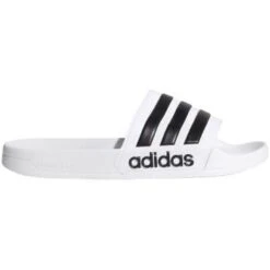 Adidas Adilette Shower Sandals (White/Black)