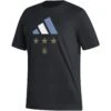 Adidas Argentina 2022 Winners Tee (Black) -Sports-Football Apparel adidas argentina 2022 winners tee black