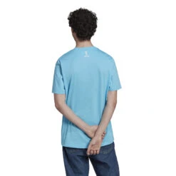 Adidas Argentina 2022 World Cup Tee (Sky Blue) -Sports-Football Apparel adidas argentina 2022 world cup tee sky blue 2