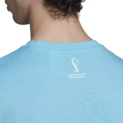 Adidas Argentina 2022 World Cup Tee (Sky Blue) -Sports-Football Apparel adidas argentina 2022 world cup tee sky blue 6