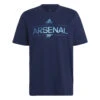 Adidas Arsenal 21/22 Graphic Tee (Navy) -Sports-Football Apparel adidas arsenal 21 22 graphic tee navy