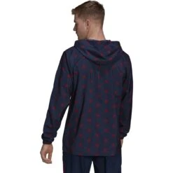 Adidas Arsenal 21/22 Windbreaker (Navy) -Sports-Football Apparel adidas arsenal 21 22 windbreaker navy 3