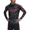Adidas Arsenal 22/23 Condivo 22 Training Top (Black/Pink) -Sports-Football Apparel adidas arsenal 22 23 condivo 22 training top black