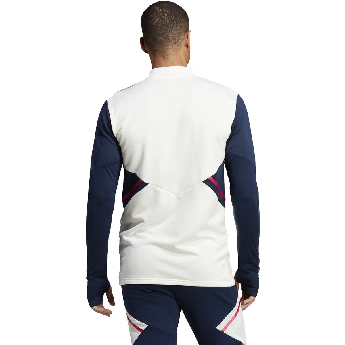 Adidas Arsenal 22/23 Condivo 22 Training Top (White/Navy) 4 Adidas Arsenal 22/23 Condivo 22 Training Top (White/Navy) - Image 2