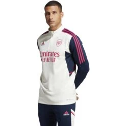 Adidas Arsenal 22/23 Condivo 22 Training Top (White/Navy) 9 Adidas Arsenal 22/23 Condivo 22 Training Top (White/Navy) -Sports-Football Apparel adidas arsenal 22 23 condivo 22 training top white 2