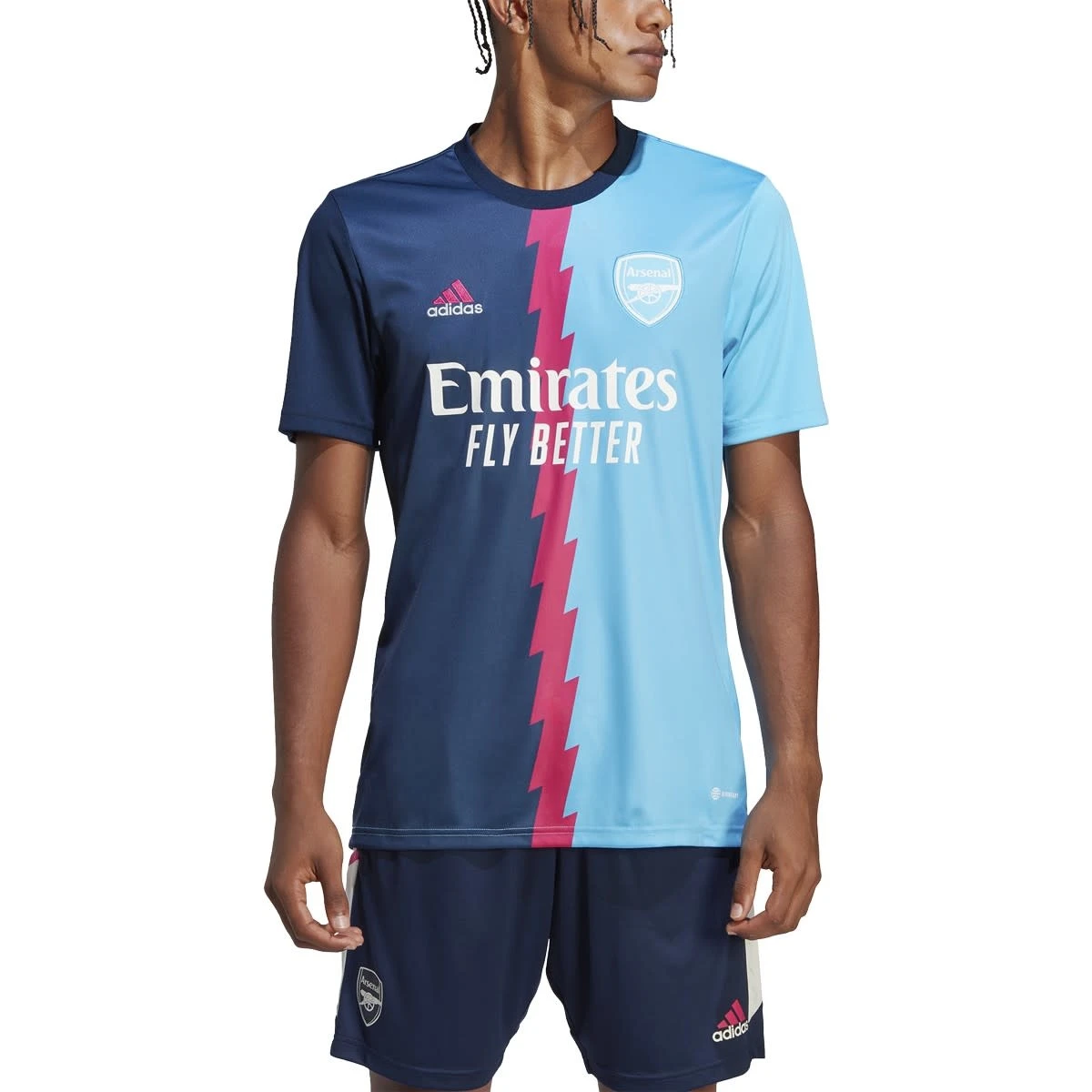 Adidas Arsenal 22/23 Prematch Jersey (Navy/Sky) 3 Adidas Arsenal 22/23 Prematch Jersey (Navy/Sky)