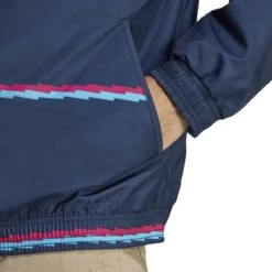 Adidas Arsenal 22/23 Reversible Anthem Jacket (Navy/Sky) -Sports-Football Apparel adidas arsenal 22 23 reversible anthem jacket navy 5