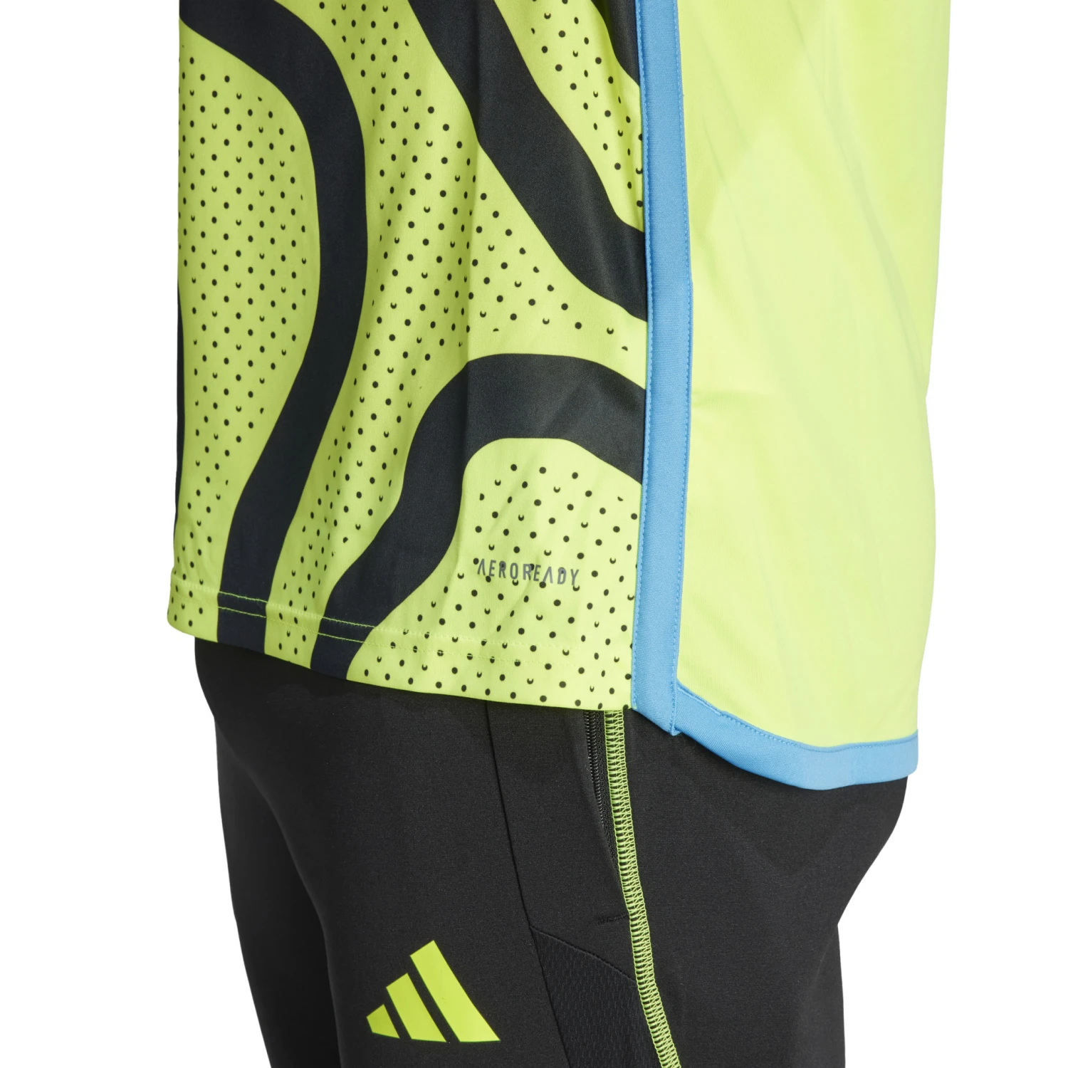 Adidas Arsenal 23/24 Away Jersey (Volt/Black) 9 Adidas Arsenal 23/24 Away Jersey (Volt/Black) - Image 7