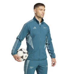 Adidas Arsenal 23/24 European Anthem Jacket (Green) 14 Adidas Arsenal 23/24 European Anthem Jacket (Green) -Sports-Football Apparel adidas arsenal 23 24 european anthem jacket green 3