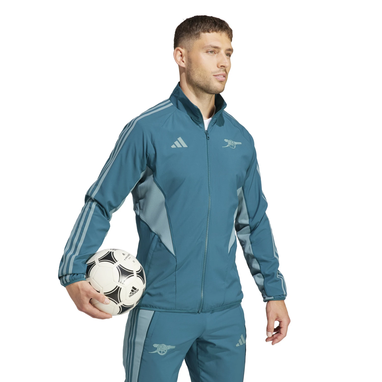 Adidas Arsenal 23/24 European Anthem Jacket (Green) 6 Adidas Arsenal 23/24 European Anthem Jacket (Green) - Image 4