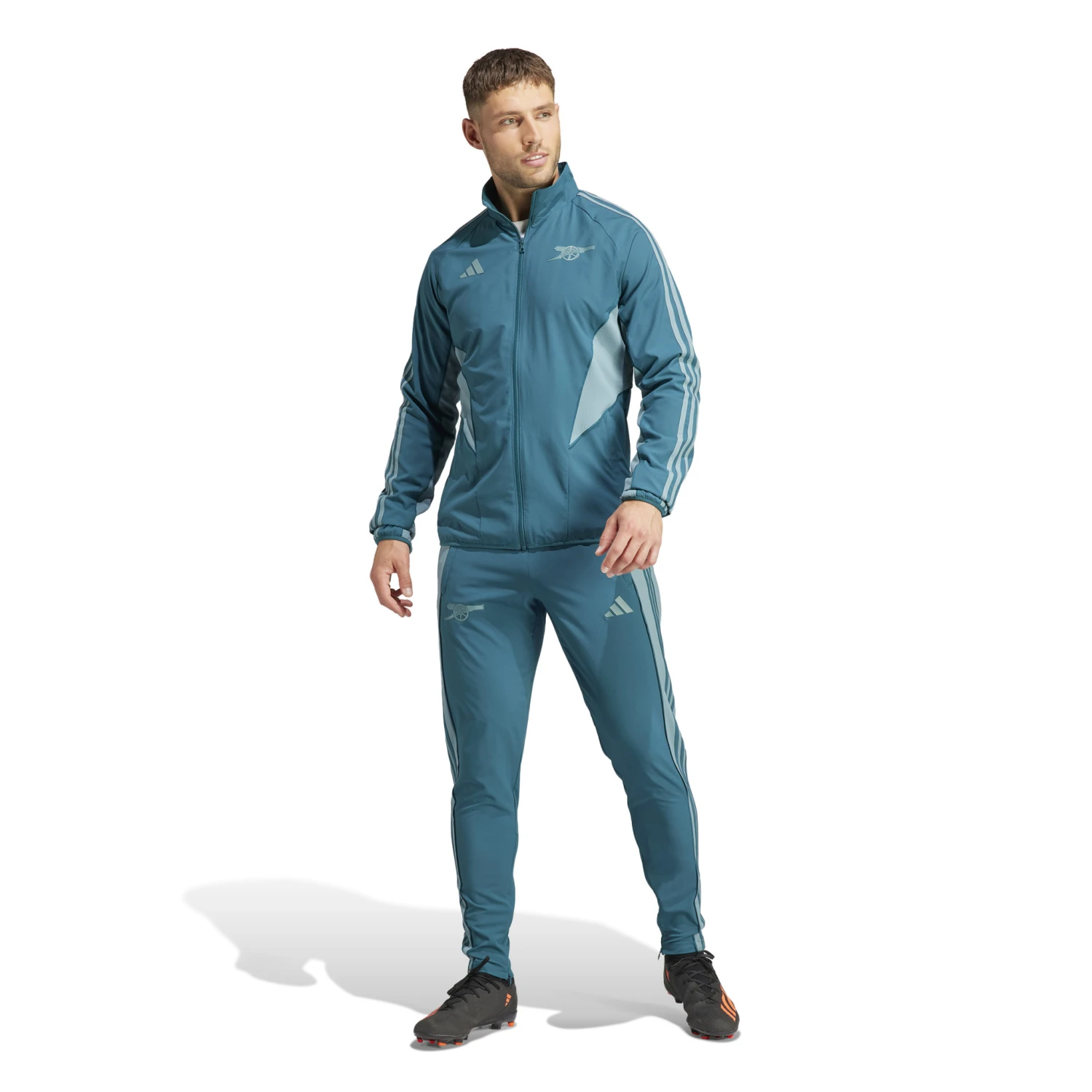 Adidas Arsenal 23/24 European Anthem Jacket (Green) 8 Adidas Arsenal 23/24 European Anthem Jacket (Green) - Image 6