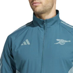 Adidas Arsenal 23/24 European Anthem Jacket (Green) 17 Adidas Arsenal 23/24 European Anthem Jacket (Green) -Sports-Football Apparel adidas arsenal 23 24 european anthem jacket green 6