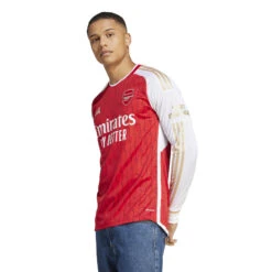 Adidas Arsenal 23/24 Home Jersey Long Sleeve (Red/White) -Sports-Football Apparel adidas arsenal 23 24 home jersey long sleeve red w 2