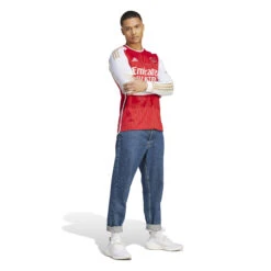 Adidas Arsenal 23/24 Home Jersey Long Sleeve (Red/White) -Sports-Football Apparel adidas arsenal 23 24 home jersey long sleeve red w 4