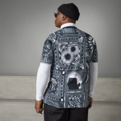 Adidas Arsenal 23/24 Ian Wright Prematch Jersey (Black/White) -Sports-Football Apparel adidas arsenal 23 24 ian wright prematch jersey bl 7