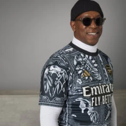 Adidas Arsenal 23/24 Ian Wright Prematch Jersey (Black/White) -Sports-Football Apparel adidas arsenal 23 24 ian wright prematch jersey bl 9