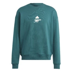 Adidas Arsenal 23/24 Lifestyle Crew Sweatshirt (Teal)