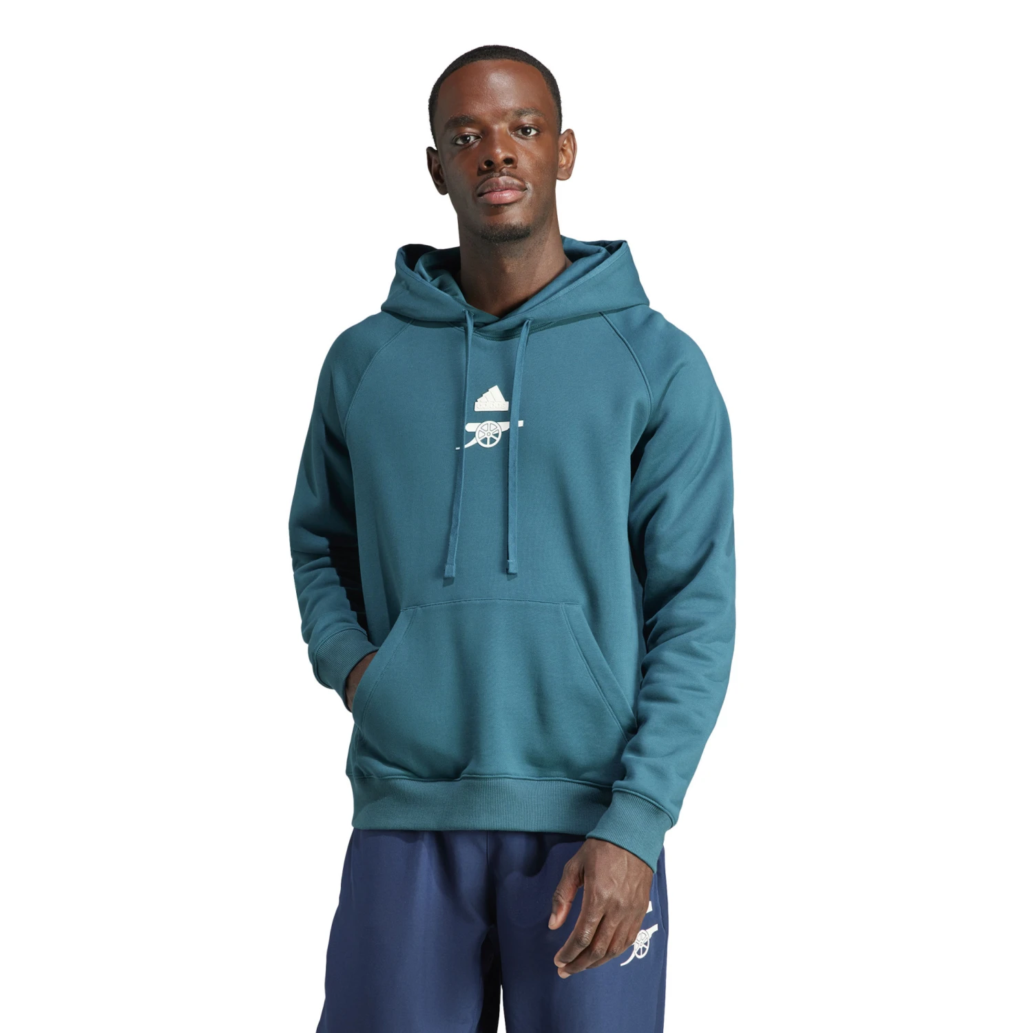 Adidas Arsenal 23/24 Lifestyle Hoodie (Teal) 4 Adidas Arsenal 23/24 Lifestyle Hoodie (Teal) - Image 2