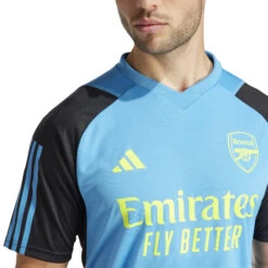 Adidas Arsenal 23/24 Tiro Training Jersey (Blue/Yellow) -Sports-Football Apparel adidas arsenal 23 24 tiro training jersey blue yel 6