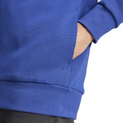 Adidas Arsenal 24/25 Anthem Hooded Jacket (Blue) -Sports-Football Apparel adidas arsenal 24 25 anthem hooded jacket blue 5