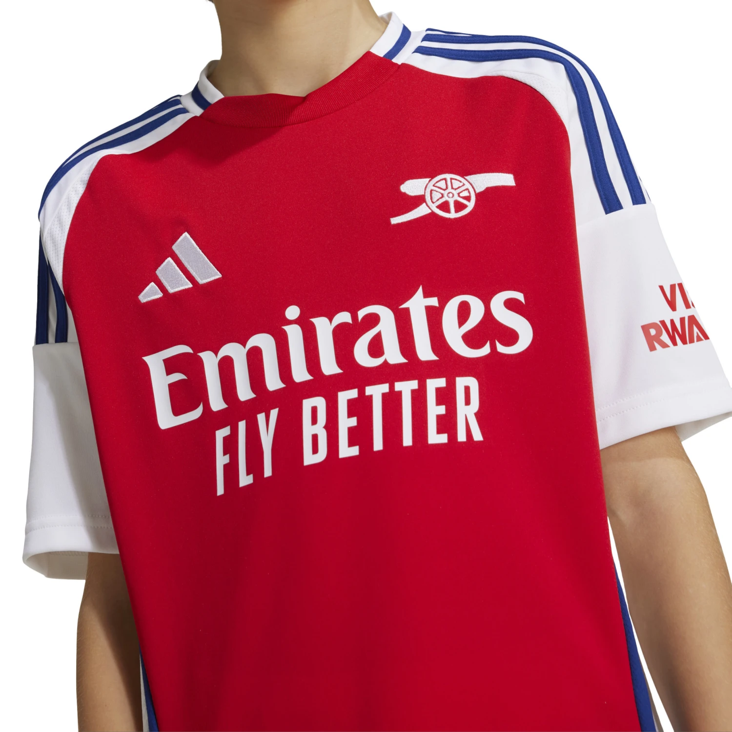 Adidas Arsenal 24/25 Home Jersey Youth (Red/White) 8 Adidas Arsenal 24/25 Home Jersey Youth (Red/White) - Image 6