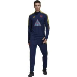 Adidas Arsenal Humanrace Training Top (Navy/Yellow) -Sports-Football Apparel adidas arsenal humanrace training top navy yellow 11