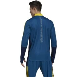 Adidas Arsenal Humanrace Training Top (Navy/Yellow) -Sports-Football Apparel adidas arsenal humanrace training top navy yellow 7