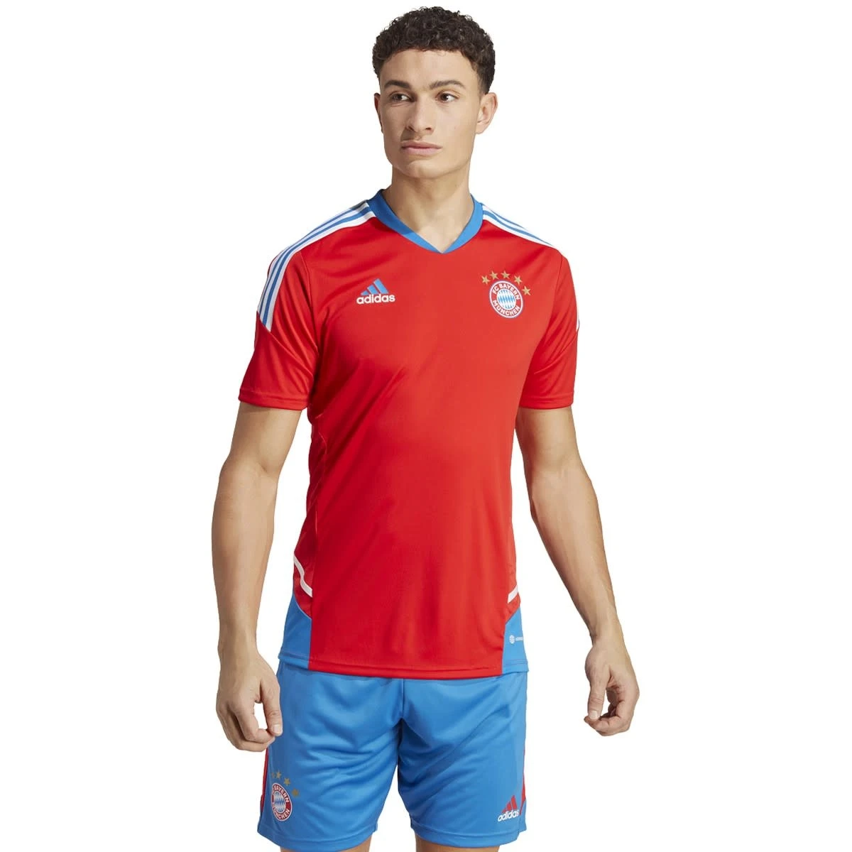 Adidas Bayern 22/23 Condivo 22 Training Jersey (Red/Blue) 5 Adidas Bayern 22/23 Condivo 22 Training Jersey (Red/Blue) - Image 3