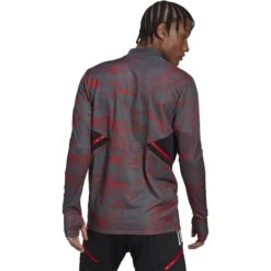 Adidas Bayern 22/23 Condivo 22 Training Top (Gray/Red) -Sports-Football Apparel adidas bayern 22 23 condivo 22 training top gray r 6