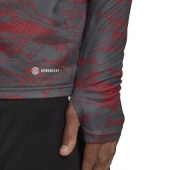 Adidas Bayern 22/23 Condivo 22 Training Top (Gray/Red) -Sports-Football Apparel adidas bayern 22 23 condivo 22 training top gray r 9
