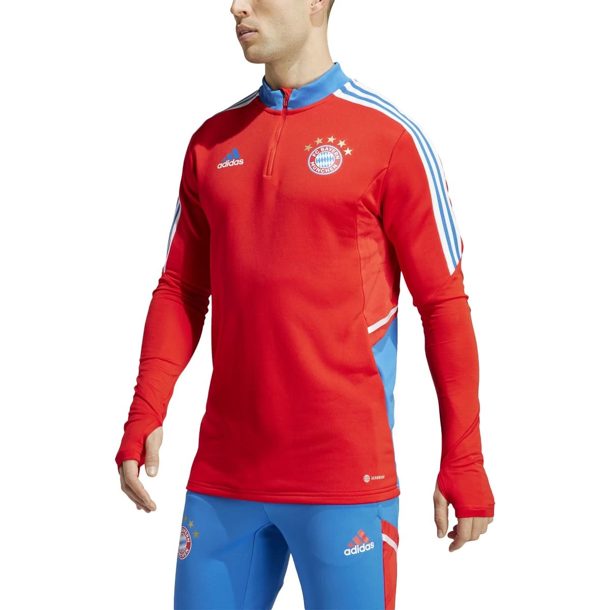 Adidas Bayern 22/23 Condivo 22 Training Top (Red/Blue) 3 Adidas Bayern 22/23 Condivo 22 Training Top (Red/Blue)