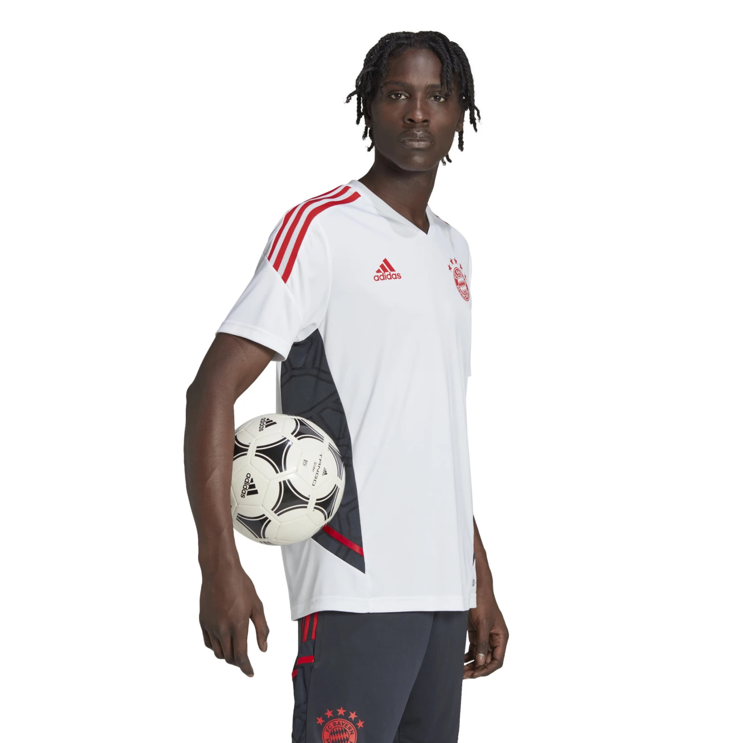 Adidas Bayern 22/23 Condivo Training Jersey (White/Red) 6 Adidas Bayern 22/23 Condivo Training Jersey (White/Red) - Image 4