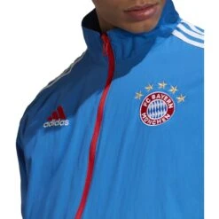 Adidas Bayern 22/23 Reversible Anthem Jacket (Blue/Red) 11 Adidas Bayern 22/23 Reversible Anthem Jacket (Blue/Red) -Sports-Football Apparel adidas bayern 22 23 reversible anthem jacket blue 3