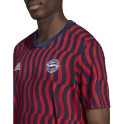 Adidas Bayern Munich 21/22 Prematch Jersey (Navy/Red) -Sports-Football Apparel adidas bayern munich 21 22 prematch jersey navy re 3