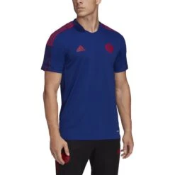 Adidas Bayern Munich 21/22 Training Jersey (Blue/Red)