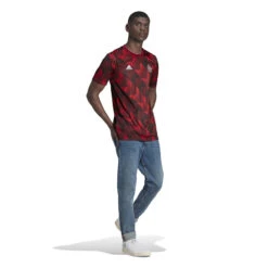 Adidas Bayern Munich 22/23 Prematch Jersey (Red) -Sports-Football Apparel adidas bayern munich 22 23 prematch jersey red 3