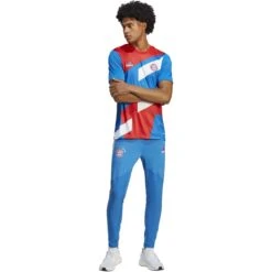 Adidas Bayern Munich 22/23 Prematch Jersey (Red/Blue) -Sports-Football Apparel adidas bayern munich 22 23 prematch jersey red blu 5