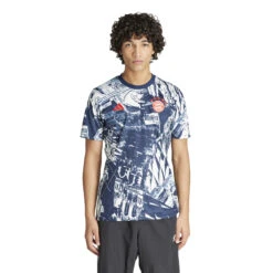 Adidas Bayern Munich 23/24 Prematch Jersey (Navy/White) -Sports-Football Apparel adidas bayern munich 23 24 prematch jersey navy wh 2