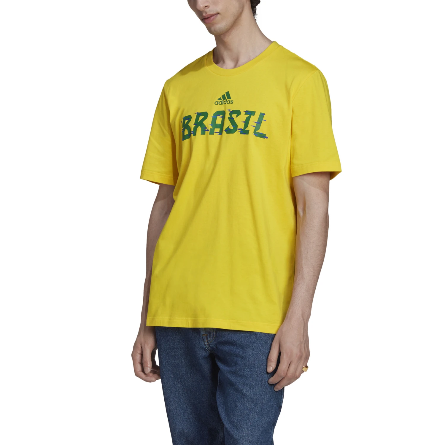 Adidas Brazil 2022 World Cup Tee (Yellow) 4 Adidas Brazil 2022 World Cup Tee (Yellow) - Image 2