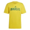 Adidas Brazil 2022 World Cup Tee (Yellow) -Sports-Football Apparel adidas brazil 2022 world cup tee yellow