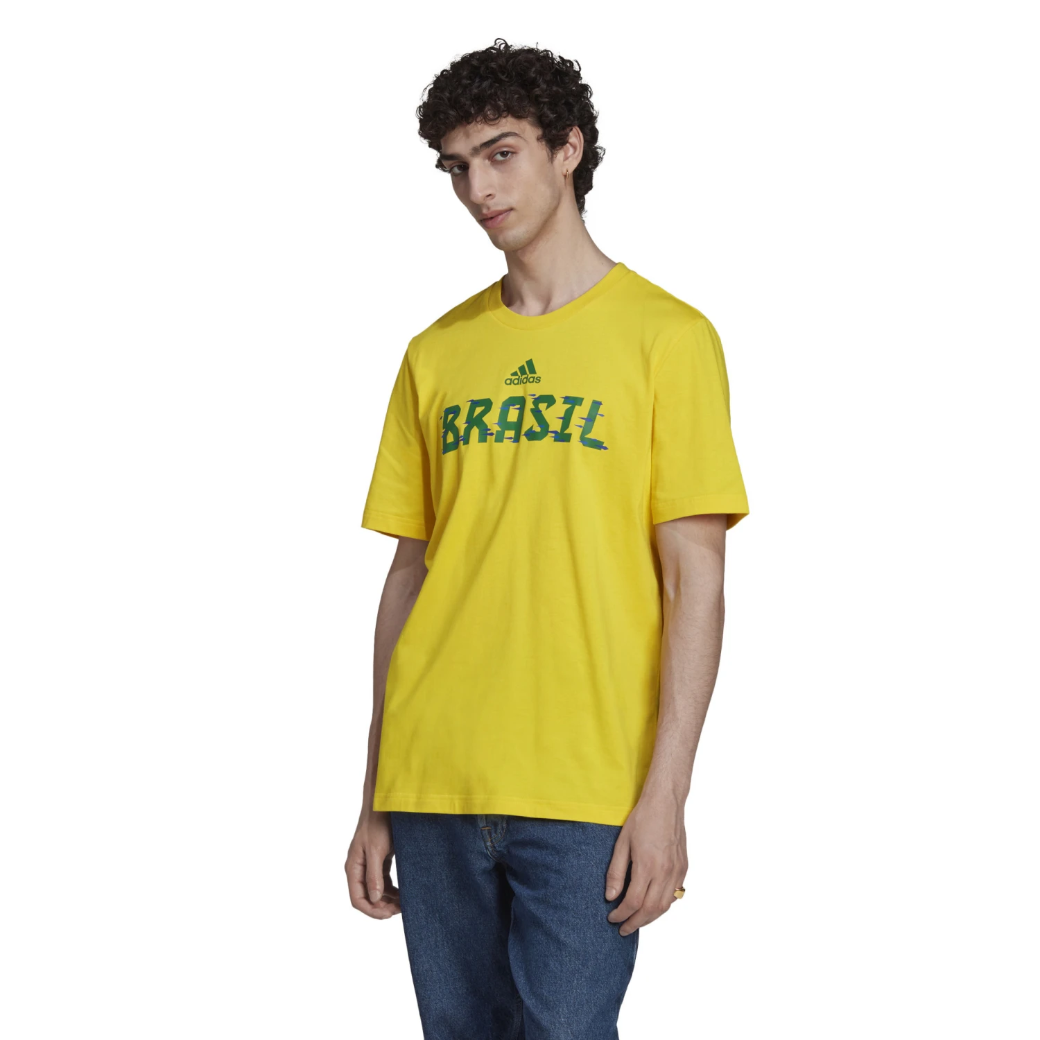 Adidas Brazil 2022 World Cup Tee (Yellow) 6 Adidas Brazil 2022 World Cup Tee (Yellow) - Image 4