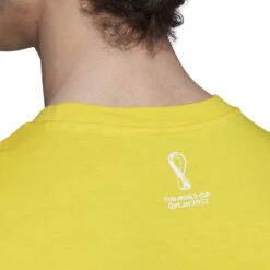 Adidas Brazil 2022 World Cup Tee (Yellow) 14 Adidas Brazil 2022 World Cup Tee (Yellow) -Sports-Football Apparel adidas brazil 2022 world cup tee yellow 5
