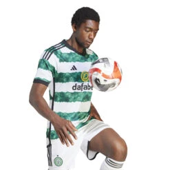 Adidas Celtic 23/24 Home Jersey (White/Green) -Sports-Football Apparel adidas celtic 23 24 home jersey white green 5