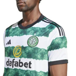 Adidas Celtic 23/24 Home Jersey (White/Green) -Sports-Football Apparel adidas celtic 23 24 home jersey white green 8