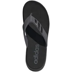 Adidas Comfort Flip Flop Sandals (Black/Gray) -Sports-Football Apparel adidas comfort flip flop sandals black gray 2