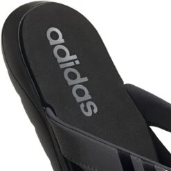Adidas Comfort Flip Flop Sandals (Black/Gray) -Sports-Football Apparel adidas comfort flip flop sandals black gray 4