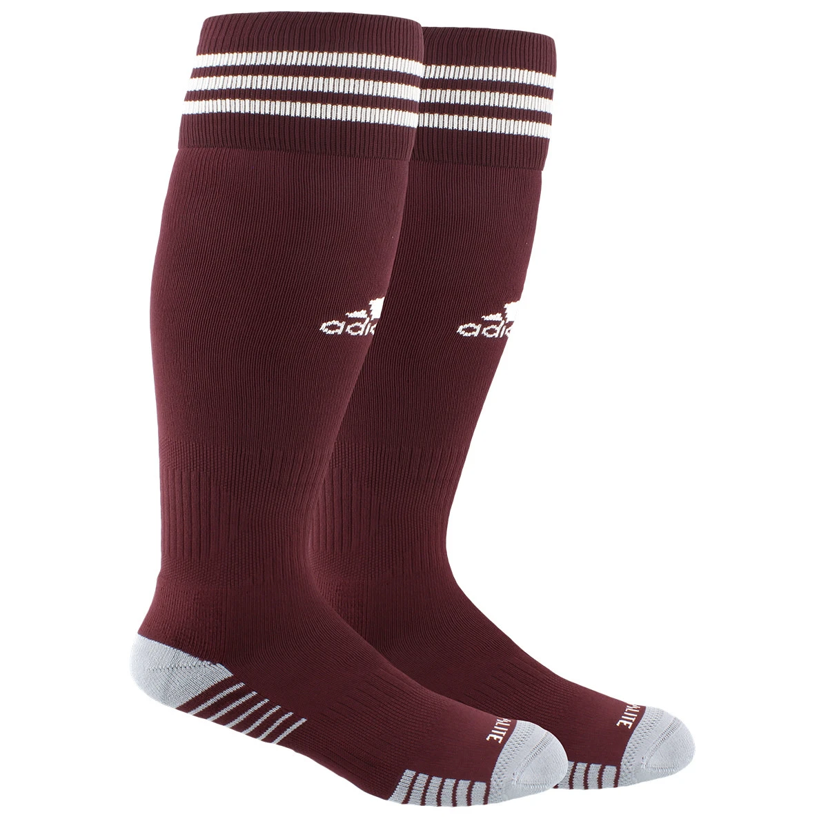Adidas Copa Zone Cushion IV Socks (Maroon/White) 3 Adidas Copa Zone Cushion IV Socks (Maroon/White)