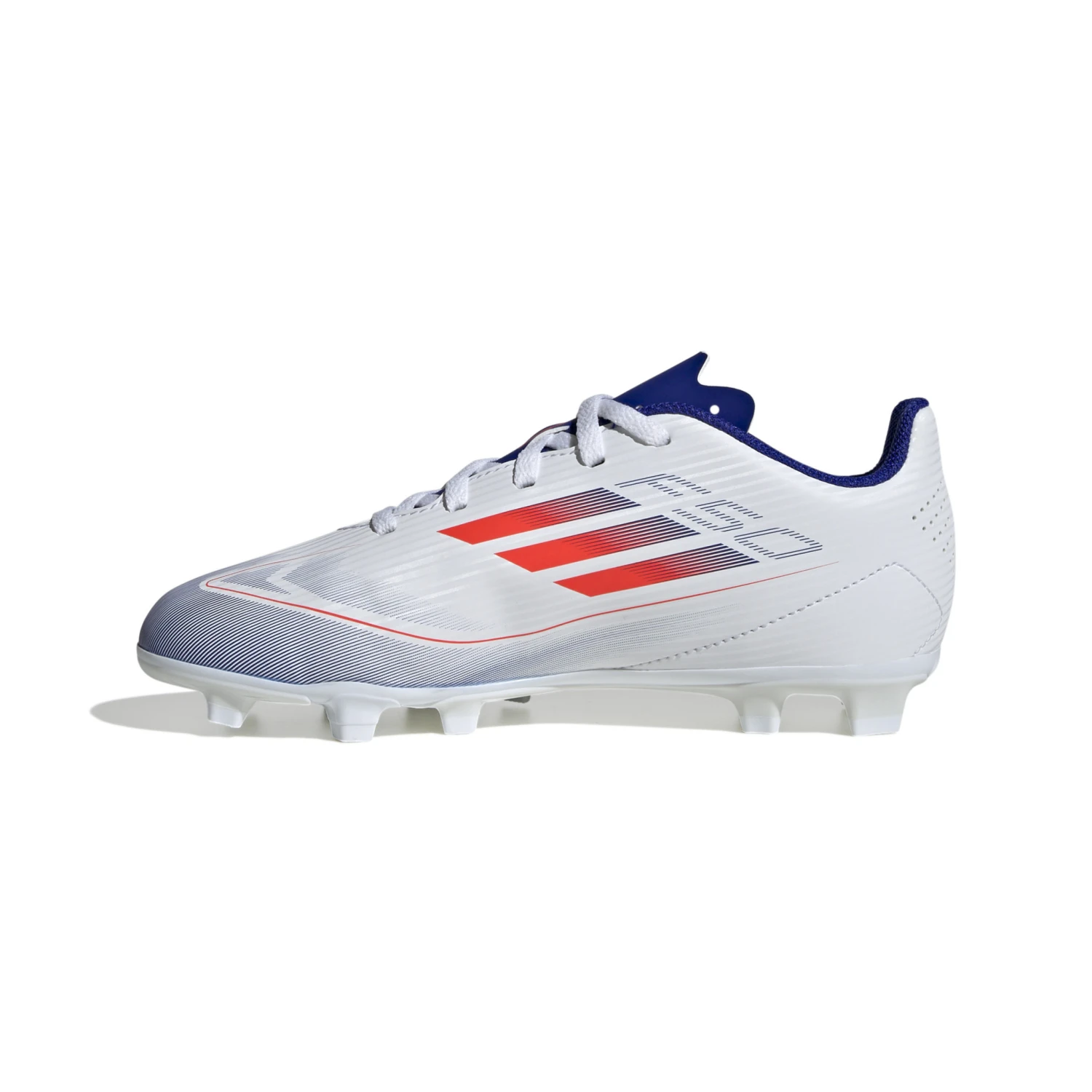 Adidas F50 Club FxG Jr (White/Orange/Blue) 6 Adidas F50 Club FxG Jr (White/Orange/Blue) - Image 4