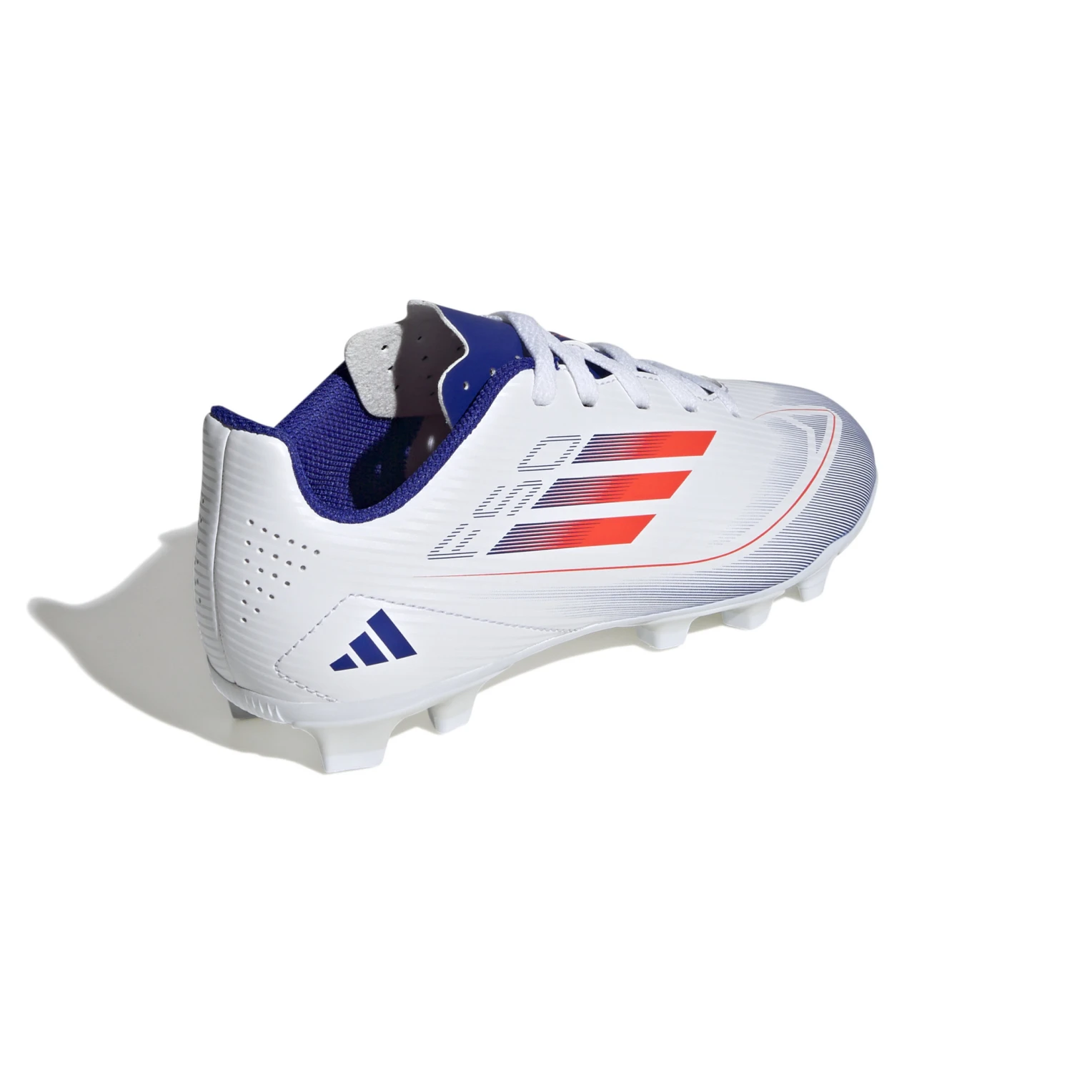 Adidas F50 Club FxG Jr (White/Orange/Blue) 8 Adidas F50 Club FxG Jr (White/Orange/Blue) - Image 6